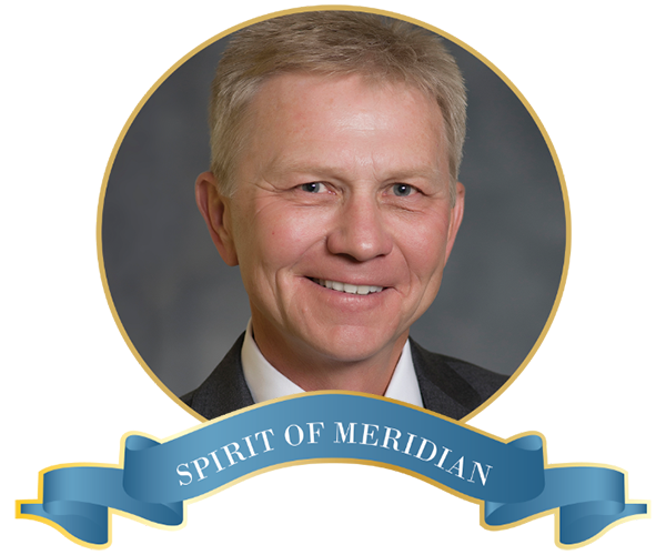 Spirit of Meridian recipient Hank Milius